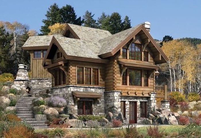 log cabin house