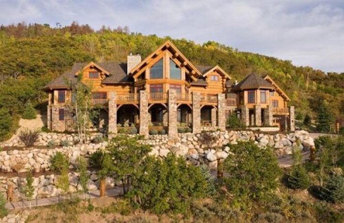 log cabin house