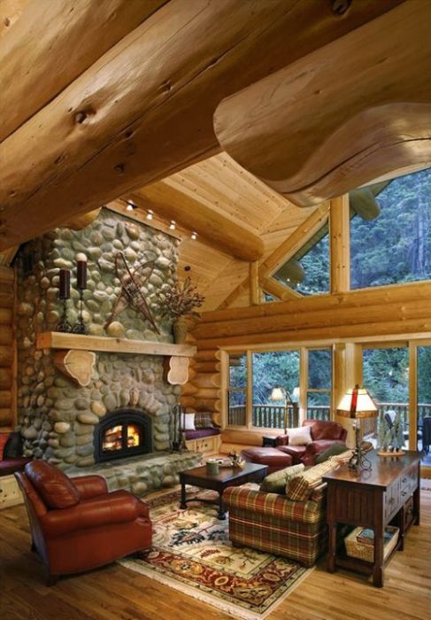 log cabin house