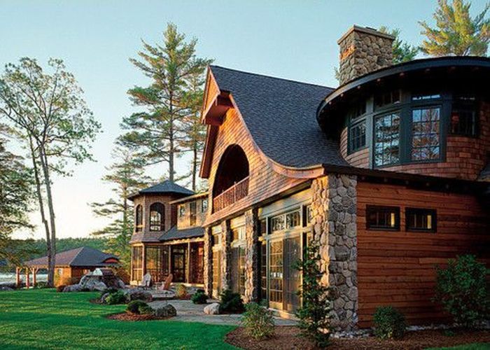 log cabin house