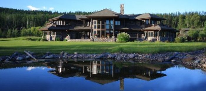 log cabin house