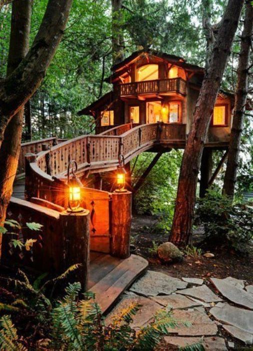 log cabin house
