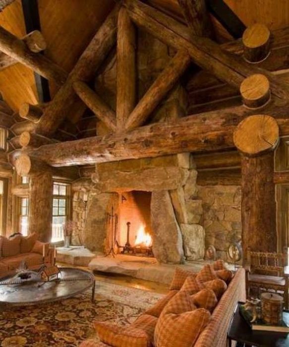 log cabin house