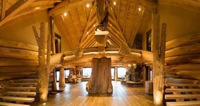 log cabin house