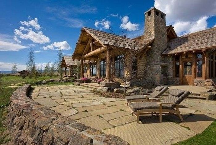 log cabin house