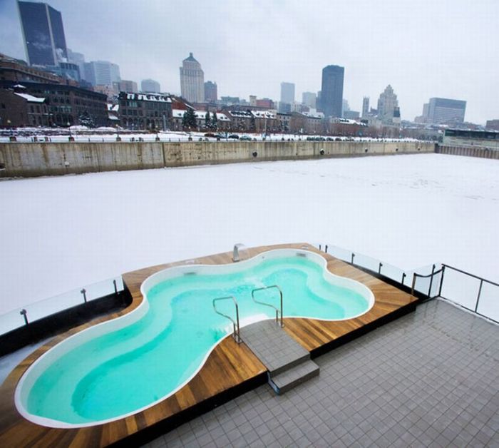 Bota Bota, spa-sur-l'eau, Montreal, Canada