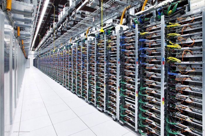 Google Modular Data Center servers