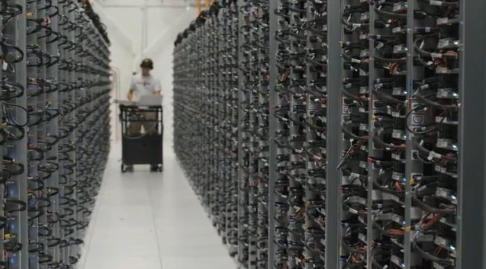 Google Modular Data Center servers