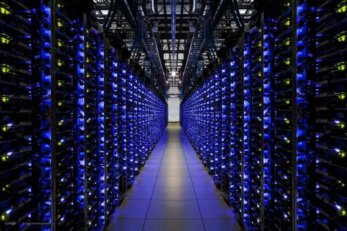 Google Modular Data Center servers