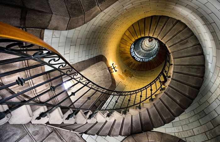 spiral staircase photography