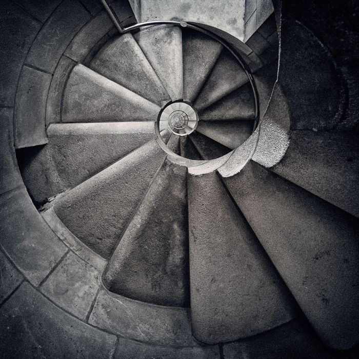 spiral staircase photography