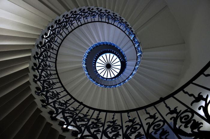 spiral staircase photography