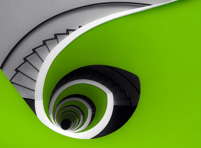 spiral staircase photography