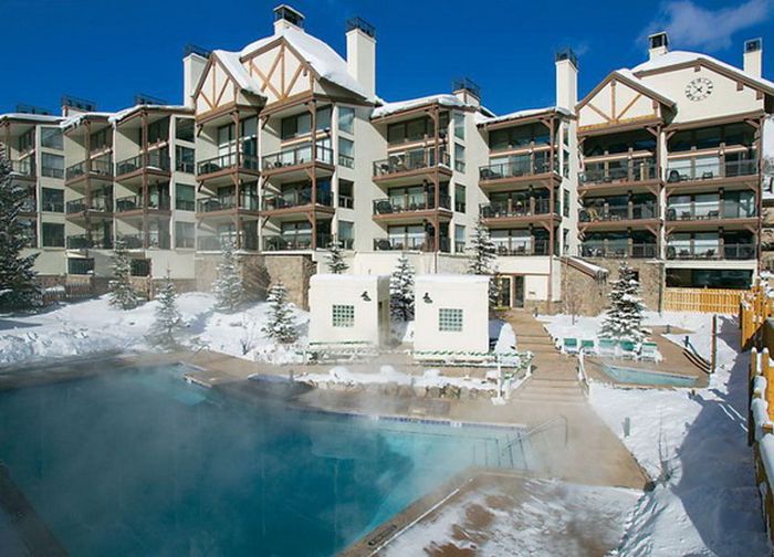 winter swimming pool