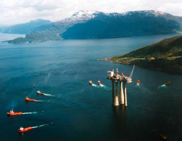 Troll A platform, North Sea, Norway