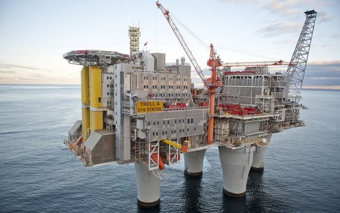 Troll A platform, North Sea, Norway