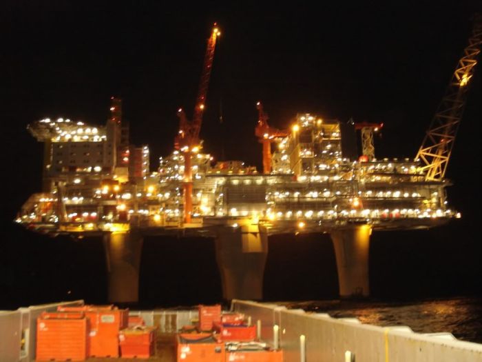 Troll A platform, North Sea, Norway