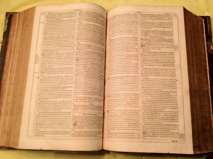 german bible from 1708