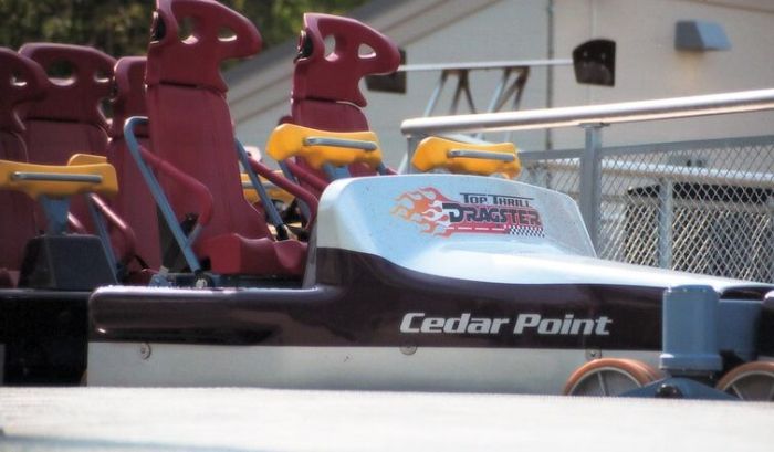 Top Thrill Dragster roller coaster, Cedar Point, Sandusky, Ohio, United States