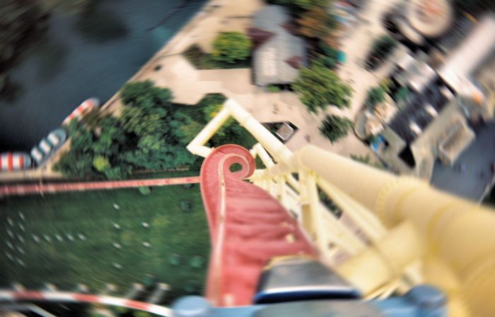 Top Thrill Dragster roller coaster, Cedar Point, Sandusky, Ohio, United States