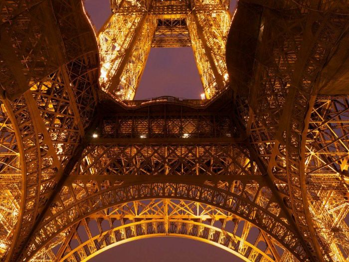 The Eiffel Tower, Champ de Mars, Paris, France