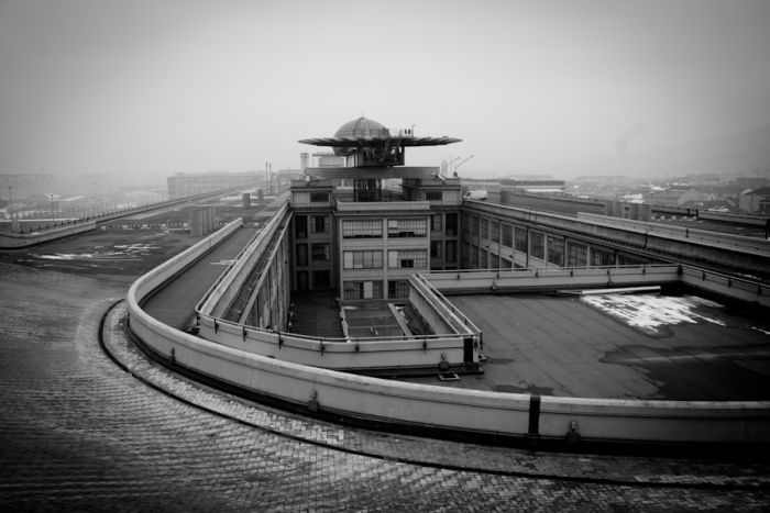 Rooftop racetrack, Lingotto automobile factory, Via Nizza, Turin, Italy