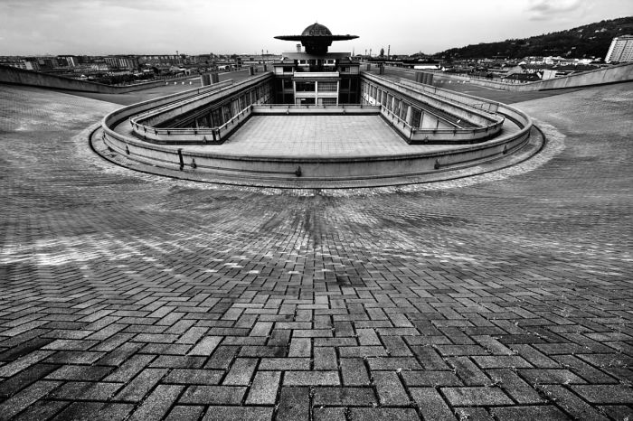 Rooftop racetrack, Lingotto automobile factory, Via Nizza, Turin, Italy