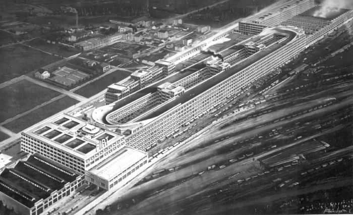 Rooftop racetrack, Lingotto automobile factory, Via Nizza, Turin, Italy