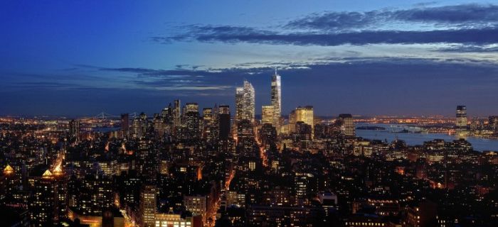 One Madison residential condominium tower, 23rd Street, Manhattan, Flatiron District, New York City, New York, United States