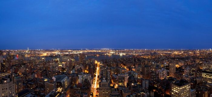 One Madison residential condominium tower, 23rd Street, Manhattan, Flatiron District, New York City, New York, United States