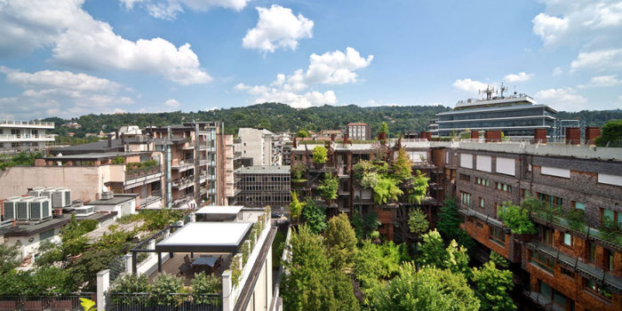 Casa tra gli Alberi – 25 Green apartment complex, Via Gabriele Chiabrera 25, Turin, Italy