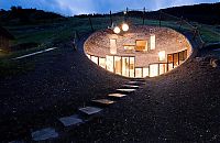 Architecture & Design: House built inside a mountain, Alps, Switzerland