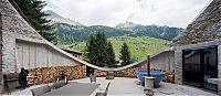 Architecture & Design: House built inside a mountain, Alps, Switzerland