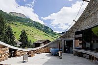 Architecture & Design: House built inside a mountain, Alps, Switzerland