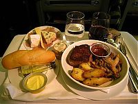 TopRq.com search results: food offered in the first class on airplanes