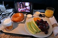 Architecture & Design: food offered in the first class on airplanes