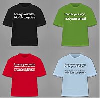 Architecture & Design: web developers t-shirts