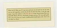 Architecture & Design: creative business card