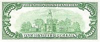 Architecture & Design: History: 150 years of United States $100 (one hundred-dollar) bill, United States