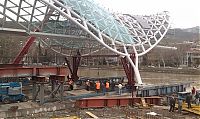 Architecture & Design: New pedestrian bridge in Tbilisi, Georgia