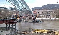 TopRq.com search results: New pedestrian bridge in Tbilisi, Georgia