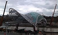 TopRq.com search results: New pedestrian bridge in Tbilisi, Georgia