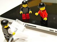 Architecture & Design: unpacking ipad with lego people