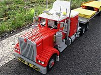 Architecture & Design: truck built from lego