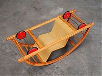 Architecture & Design: kid's car & rocking chair by Hans Brockhage