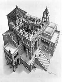 Architecture & Design: M.C. Escher art recreated using lego bricks