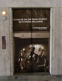 Architecture & Design: elevator ad