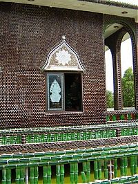 TopRq.com search results: Temple built out of beer bottles, Thailand