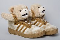 Architecture & Design: Adidas Teddy Bears sneakers by Jeremy Scott