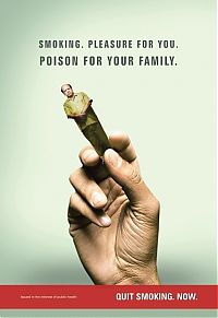 Architecture & Design: anti-tobacco advertisment